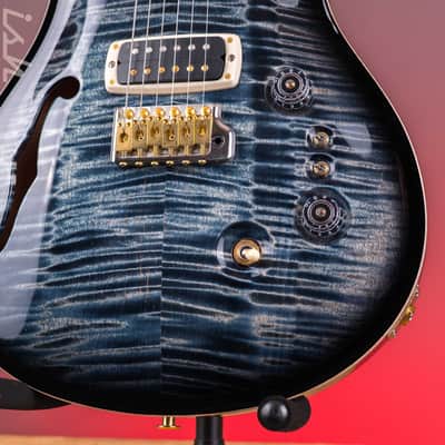 PRS 40th Anniversary Custom 24-08 Semi-Hollow Faded Whale Blue Smokeburst image 5