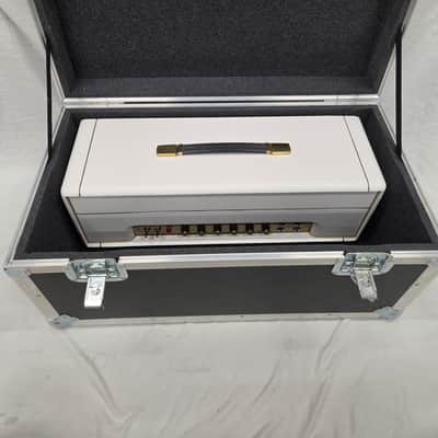 Ceriatone JTM45 Mk II Marshall Clone Guitar Amp Head - White W/ Road Case (C016-30) image 16