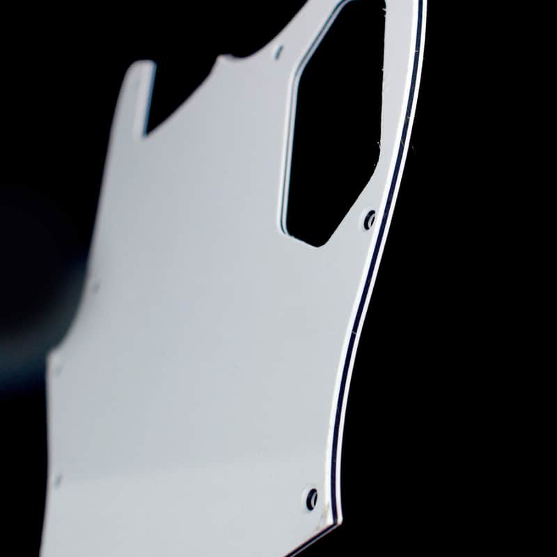 Pickguard Per Chitarra Vintage Jaguar Bianca 3 Strati Si Adatta A - Foto 10