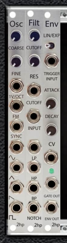 2hp CSL Bare Bones Synth Collection image 1