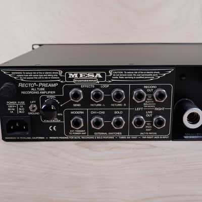 Mesa Boogie Rectifier Recording Tube Pre-Amp Rack Mount image 8