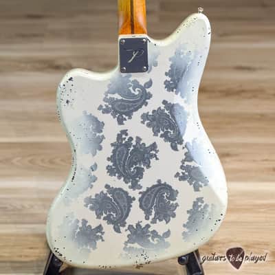 2023 Palir Imperial Jazzmaster-Style Lollar Blademaster Guitar w/ Case – Paisley image 9