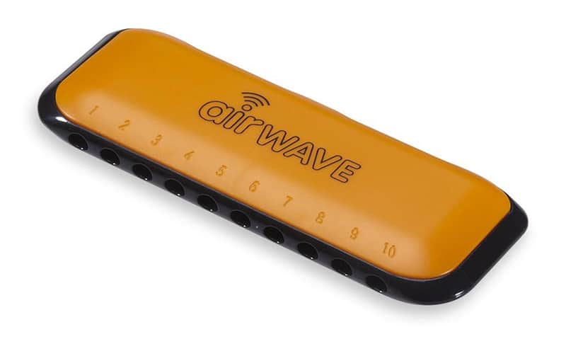 Suzuki Airwave Harmonica Easy-to-Hold Easy-to-Play Standard 10-Hole Diatonic Key of C Harmonica ORANGE w/incl Instruction Booklet Pro-Quality Brass Reeds Super-Comfortable Resin Formed Body ALL AGES image 1
