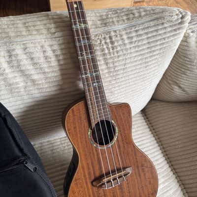 Luna High-Tide Koa Concert Ukulele 2010s - Natural image 3