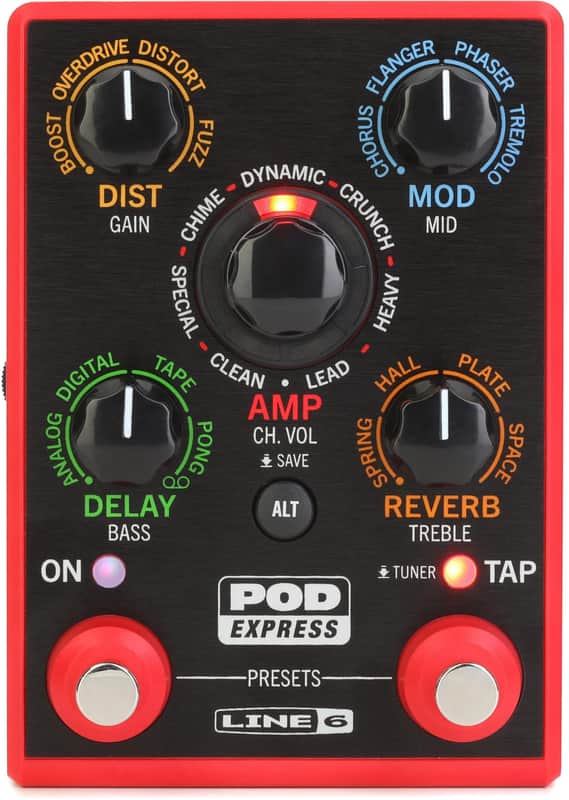 Line 6 POD Express - Red / Black image 1