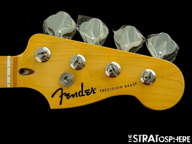 Fender Standard Precision P BASS NECK & TUNERS, Bass Maple