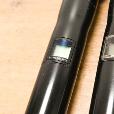 Shure UR4D Wireless Receiver w/ two UR2/SM58 Handheld Mics - L3 Band CG0128N image 16