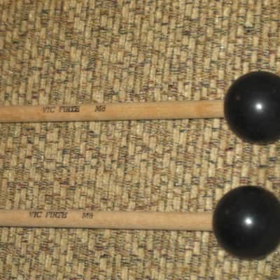 one pair new old stock (with packaging) pair of Vic Firth M8 American Custom Bells, Xylophone & Keyboard (Hard Acrylic) 1 1/4" Ball, birch natural wood shafts (sticks) image 14