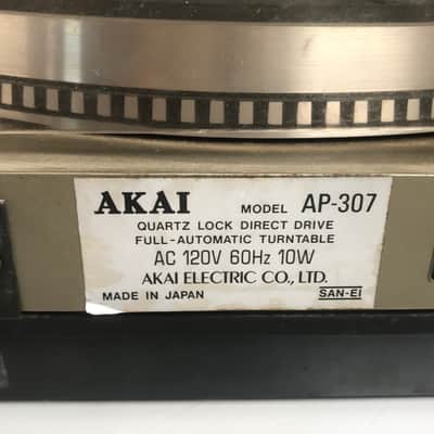 Vintage Akai AP-307 Quartz Lock Direct Drive Automatic Turntable image 9