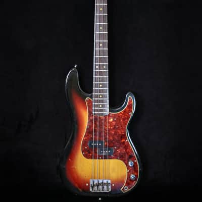 Vintage Pre CBS Fender Precision Bass | 1962/1968 | Sunburst image 4