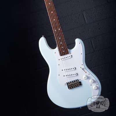 Greco BG Custom MIJ Electric Guitar – Blue White – Made in Japan image 10