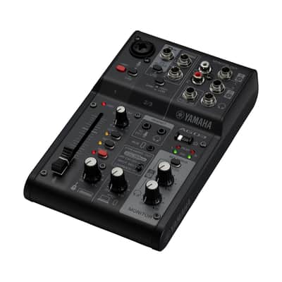 Yamaha AG03MK2 B Black 3-Channel Mixer/USB Interface for IOS/Mac/PC image 2