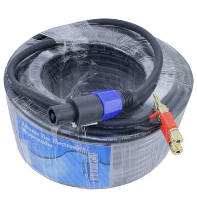 Speakon to Banana Speaker Cable 12 Gauge - 100ft image 1
