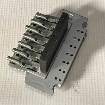 1999 MIJ Jackson DR7 Dinky Guitar JT-580LP Takeuchi Brushed Chrome 7 String Floyd Rose Tremolo Bridge image 8