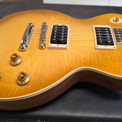 Gibson Les Paul Standard 50s Faded BRAND NEW Vintage Honey Burst DISCONTINUED MODEL Satin Nitro Finish 59 Rounded Neck Profile Guitar image 8