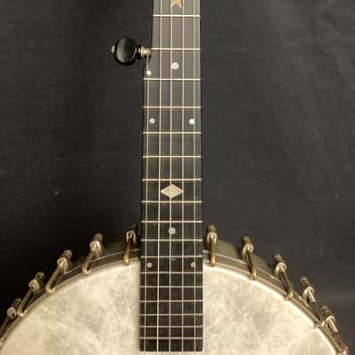1890s S.S. Stewart Banjeaurine Openback Banjo image 5