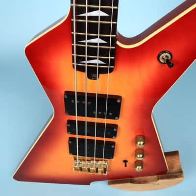 1984 Ibanez DT-870 Destroyer Bass Guitar Cherry Sunburst image 3