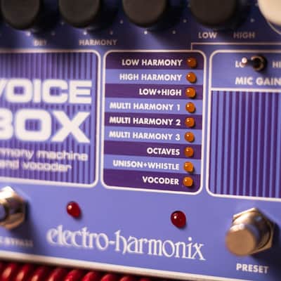 Electro-Harmonix Voice Box Vocal Harmony Machine/Vocoder Pedal image 4