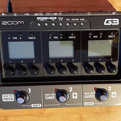 Zoom G3 compact multi-effects guitar processor / amp simulator image 3