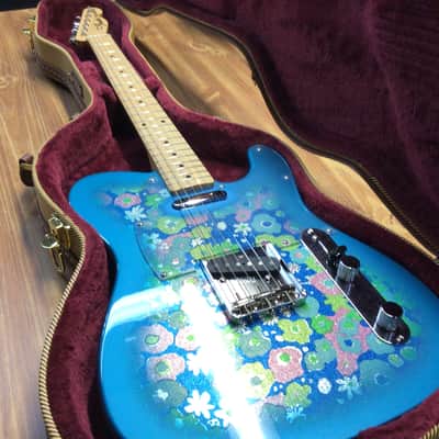 Fender 69 classic flowered blue telecaster MIJ image 1
