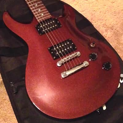 Cort M200 Metallic Copper Electric Guitar & Gig Bag image 1