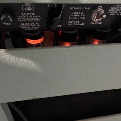 Fender Custom Shop Prosonic Professional Tube Amp Combo Green Lizard w/ foot switch & custom cover image 7