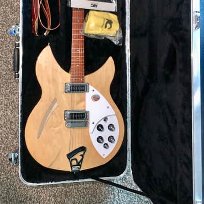 2019 Rickenbacker 330 maple glo electric guitar made in the usa ohsc image 17