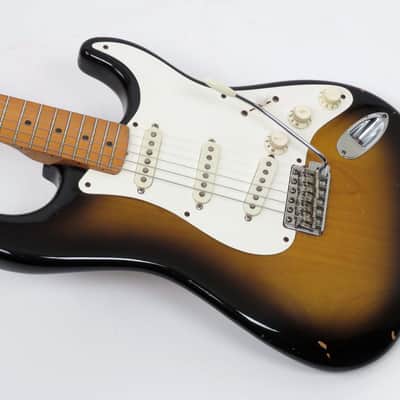 1982 /83 Fender Stratocaster 57 Reissue Fullerton Cesar Diaz Signed - Sunburst - USA AVRI image 6