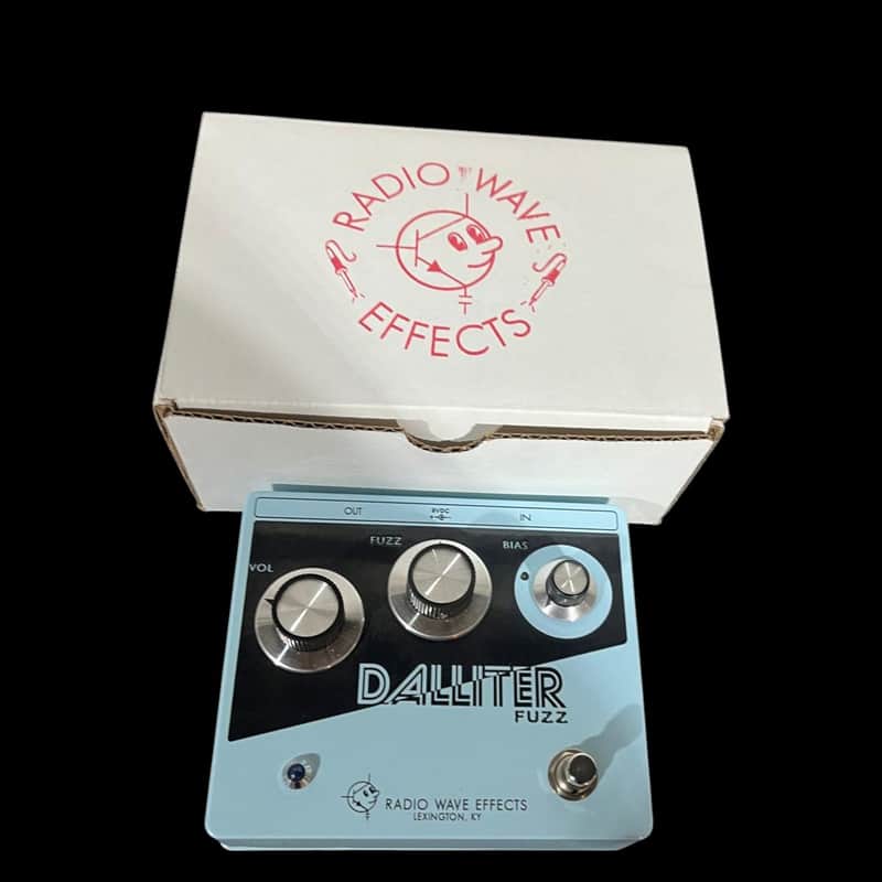 Radio Wave Effects Dalliter Fuzz Pedal - Blue face X13222 image 1