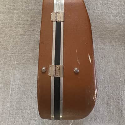 Vintage 1970's Ovation Deep Bowl Acoustic Guitar Case Round Back Brown USA - No Guitar CASE ONLY image 17