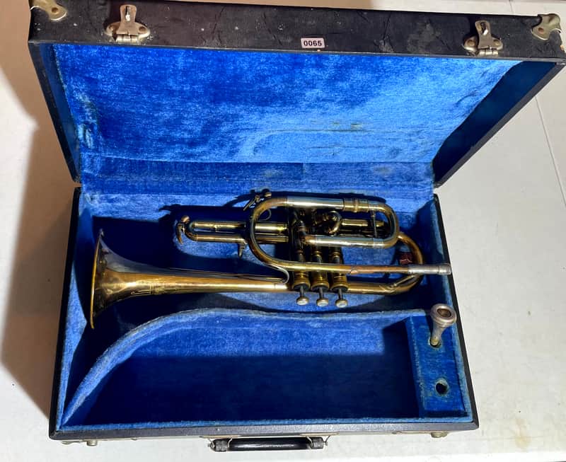 Vintage York Cornet w/ York 2M Silver Mouthpiece image 1