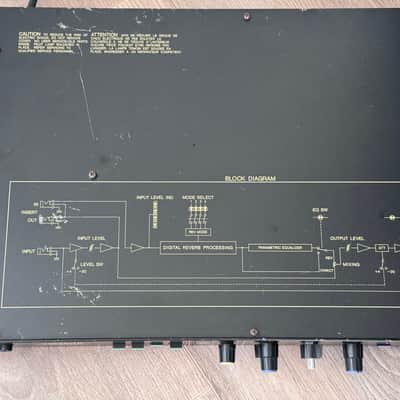 Yamaha R1000 Digital Reverberation 1980s - Black image 6