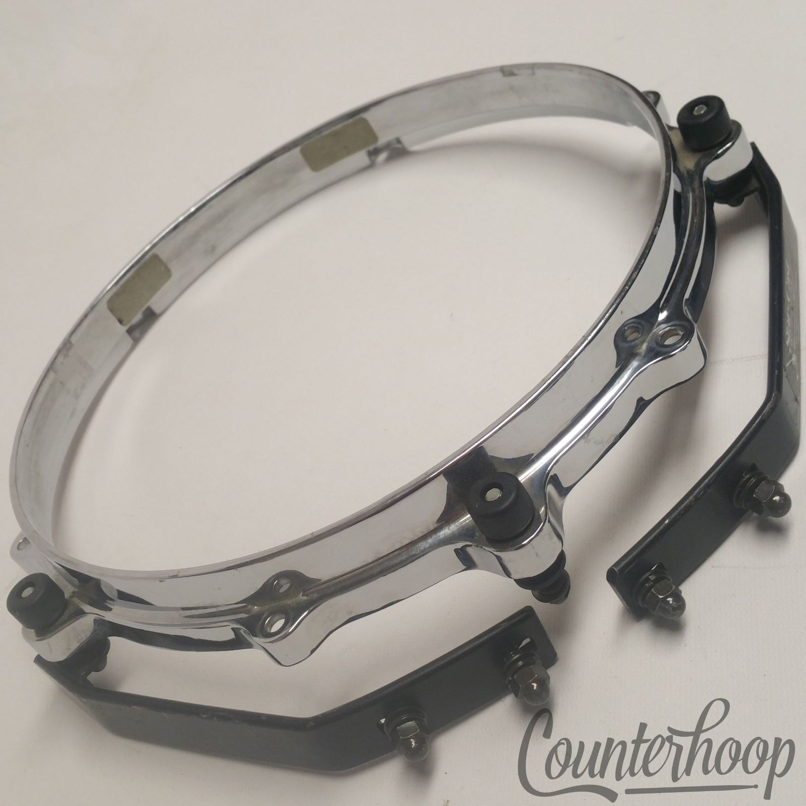 Tama 10" Star-Cast Hoops Tom Drum Rim 6-Lug Batter Hoop Die Chrome Starclassic* — main photograph