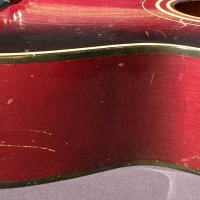 CIRCA 1963 Yamaha Nippon Gakki Dynamic Guitar No.10 Red Label image 19