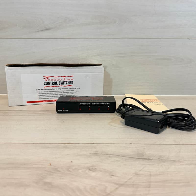 Voodoo Lab Control Switcher MIDI Amp Channel Switching Interface w/ Box & Power Supply image 1