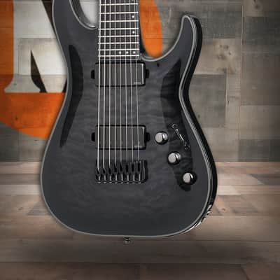 Schecter Hellraiser Hybrid C-8 - Trans Black Burst (TBB) (1925) image 1