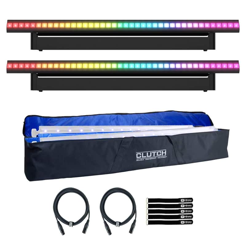 Chauvet DJ COLORband Spectra ILS RGB+WW Quad-Color LED Moving Strip Light Pair image 1