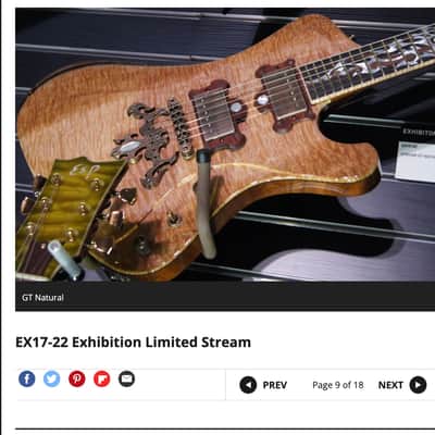 2017 ESP Stream-GT CTM Exhibition Limited, NAMM Exclusive  - 1 of 1 image 4