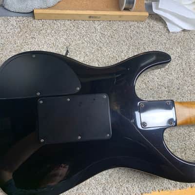 Greg Curbow High End - Handmade - 6 String Guitar - Floyd Rose - Scalloped Frets - Pre Serial Number 1990 - Black Gloss image 5