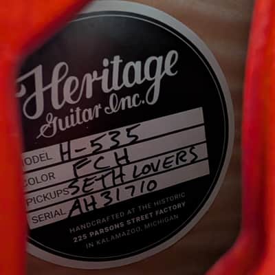 Heritage H-535 2017 - Faded Cherry image 9