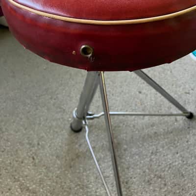 Ludwig Vintage Porto Seat No. 1025-1 Drum Throne Stool Seat 1960s 1970s image 3