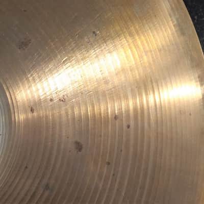 A Zildjian Vintage 14" Hi Hats Bronze 1970's image 21