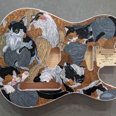 Maverick Telecaster Body KittyCaster Art image 1