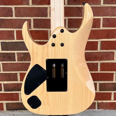 Ibanez Prestige RG652AHM, Antique White Blonde, Ash Top, Ash Body, Birdseye Maple Fretboard, DiMarzio Tone Zone & Air Norton Pickups, Hardshell Case image 7