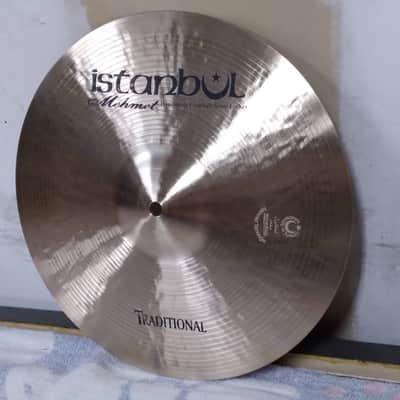 Istanbul Mehmet 13" Traditional Series Light Hi-Hat Cymbal (top) 2010s - Traditional image 3