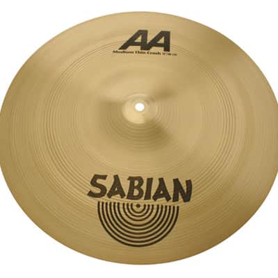 Sabian AA Series 18" Medium Thin Crash Cymbal - 21807 (Natural) image 3