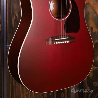 Gibson J-45 Special Satin Wine Red image 1