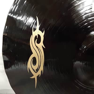 Paiste 14" Black Alpha Slipknot Edition Sound Edge Hi-Hat Cymbals (Pair) image 7