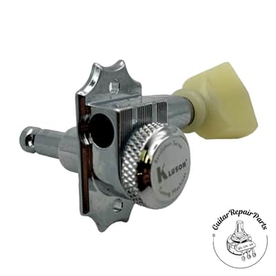 Kluson KRGL-3-CP Revolution G-Mount Locking Tuning Machines - Chrome image 1