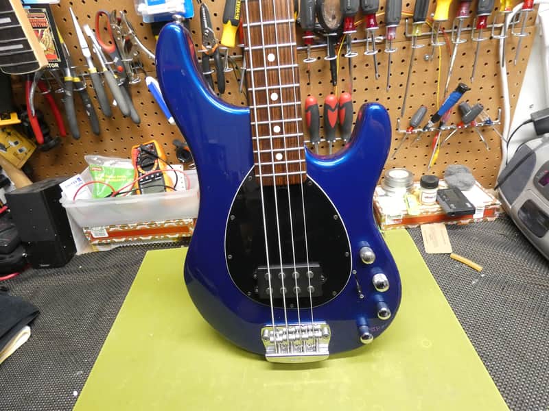 Ernie Ball Music Man Sterling USA 2005 - Blue Pearl - Please read the description image 1